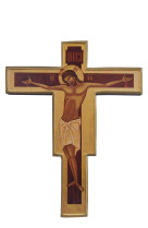 Croix christ byzantin 14 x 19