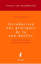 Introduction aux pratiques de la non-dualite - commentaire du soutra de la liberte inconcevable