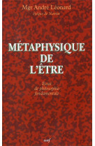 Metaphysique de l-etre