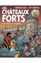 Le vent de l-histoire junior - les chateaux forts racontes aux enfants