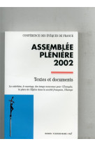 Assemblée plénière 2002