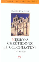 Missions chretiennes et colonisation