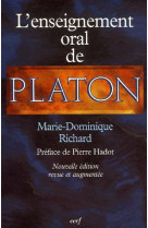 L'enseignement oral de platon