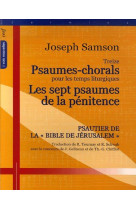 Treize psaumes-chorals pour les temps liturgiques