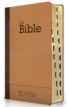 Bible segond 21 compacte (premium style) - duo cuir praline-chocolat - couverture semi-rigide, tranc