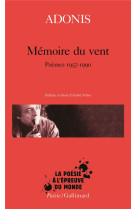 Memoire du vent - poemes 1957-1990