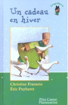 Un cadeau en hiver - illustrations, couleur