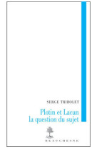 Plotin et lacan, la question du sujet