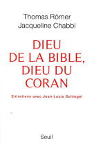 Essais religieux (h.c.) dieu de la bible, dieu du coran - dialogue