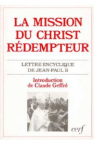 La mission du christ redempteur