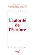 L'autorite de l'ecriture