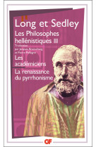 Les philosophes hellénistiques