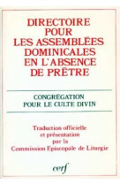 Directoire pour les assemblées dominicales en l'absence de prêtre