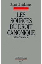 Les sources du droit canonique, viiie-xxe siècle