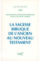 La sagesse biblique de l'ancien au nouveau testament