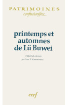 Printemps et automnes de lü buwei