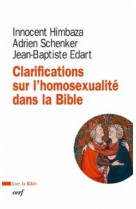 Clarifications sur l'homosexualite dans la bible