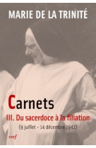 Du sacerdoce à la filiation