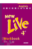 New live anglais 4e lv1 - cahier d'exercices