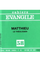 Cahiers evangile - numero 58 matthieu le theologien