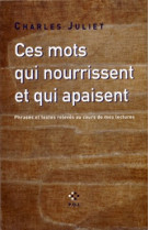 Ces mots qui nourrissent et qui apaisent