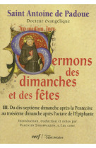 Sermons des dimanches et des fêtes, 3