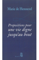 Propositions pour unr vie digne jusqu'au