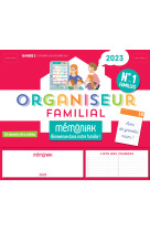 Organiseur familial mémoniak 2023, calendrier organisation familial mensuel (sept. 2022- déc. 2023)