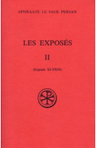 Les exposes - tome 2 (xi-xxiii)