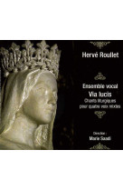 Cd chants liturgiques pour quatre voix mixtes ensemble vocal via lucis