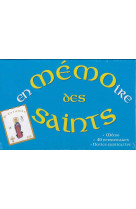 Jeu memo en mémoire des saints