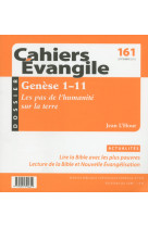 Cahiers evangile numero 161 genese 1-11