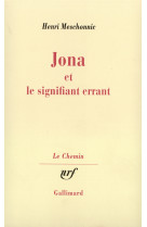 Jona et le signifiant errant