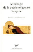 Anthologie de la poesie religieuse francaise