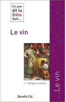 Ce que dit la bible sur le vin