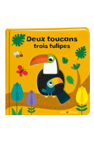 Deux toucans, trois tulipes