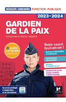 Réussite concours - gardien de la paix - 2023-2024- préparation complète