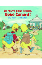 En route pour l'école bébé canard