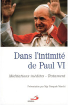 Dans l'intimite de paul vi