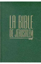 Bible de jerusalem - skivertex vert