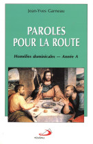 Paroles pour la route - annee a