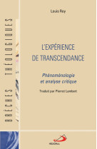 Experience de la transcendance (l')