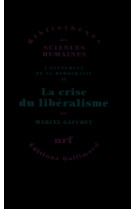 La crise du libéralisme