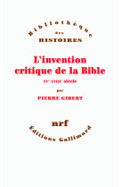 L'invention critique de la bible