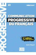 Communication progressive du français débutant + cd nc