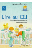 Le nouveau fil des mots ce1 livre eleve