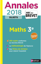 Annales brevet maths non corrigé - 2018