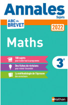 Annales brevet 2022 maths - non corrigé