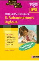 Raisonnement logique 3 tests psychotecniques etapes formations sante 2007 concours d entree en ifsi