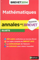 Annales brevet 2014 maths non cor n3